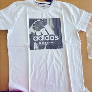 Boxing T-shirt
Adías 100% cotton
White
New